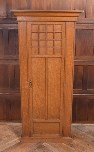 Arts And Crafts Oak Hall Robe SAI2242 Antique Wardrobes 3