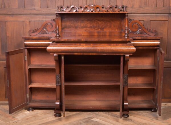 Outstanding William IV Flame Mahogany Break-centre Side Cabinet SAI1978 - Image 5