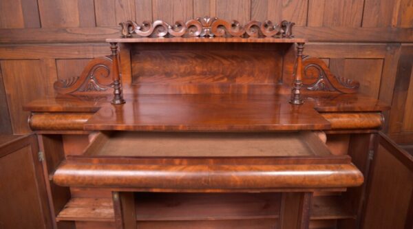 Outstanding William IV Flame Mahogany Break-centre Side Cabinet SAI1978 - Image 7