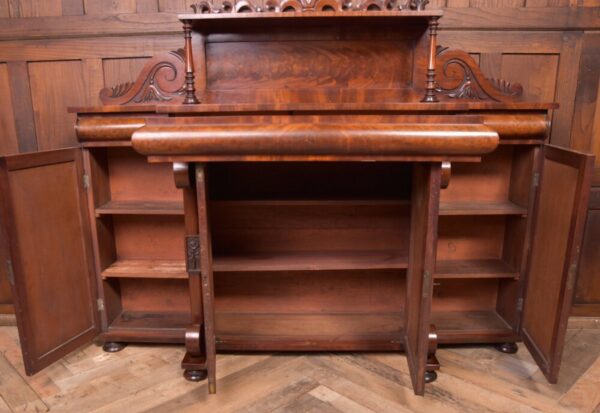 Outstanding William IV Flame Mahogany Break-centre Side Cabinet SAI1978 - Image 8