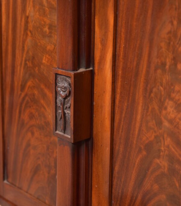 Outstanding William IV Flame Mahogany Break-centre Side Cabinet SAI1978 - Image 13