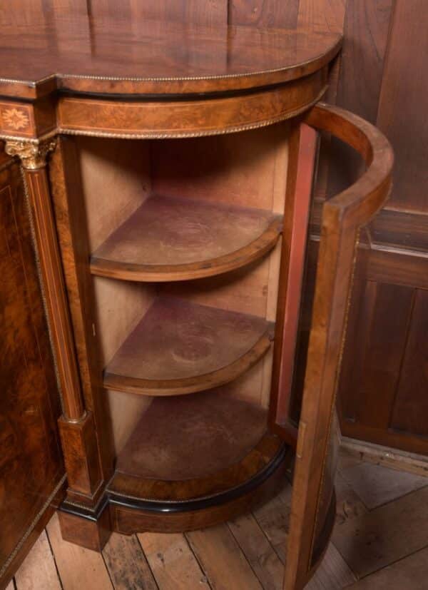 Fantastic Victorian Inlaid Burr Walnut Credenza SAI1992 - Image 5