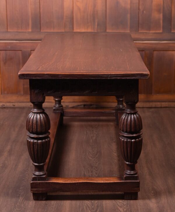 Fabulous 18th Century Carved Oak Refectory Table SAI1789 - Image 2