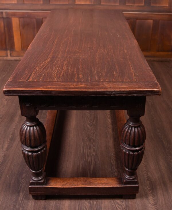 Fabulous 18th Century Carved Oak Refectory Table SAI1789 - Image 6