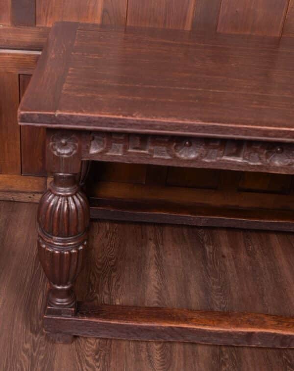 Fabulous 18th Century Carved Oak Refectory Table SAI1789 - Image 10