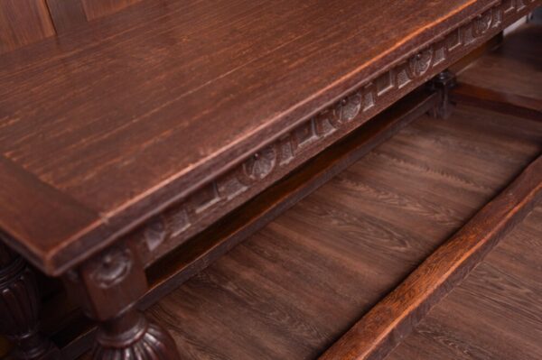 Fabulous 18th Century Carved Oak Refectory Table SAI1789 - Image 11