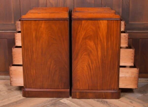 Pair Of Victorian Mahogany Bedside Chests SAI2022 - Image 5