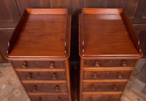 Pair Of Victorian Mahogany Bedside Chests SAI2022 Antique Furniture 9