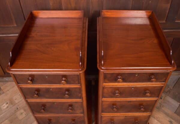 Pair Of Victorian Mahogany Bedside Chests SAI2022 - Image 7