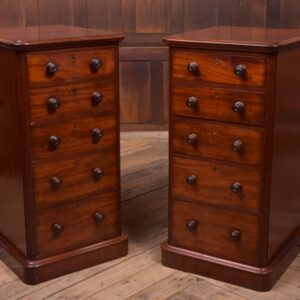 Quality Pair Of Victorian Mahogany Bedside Chests SAI2004 Antique Furniture