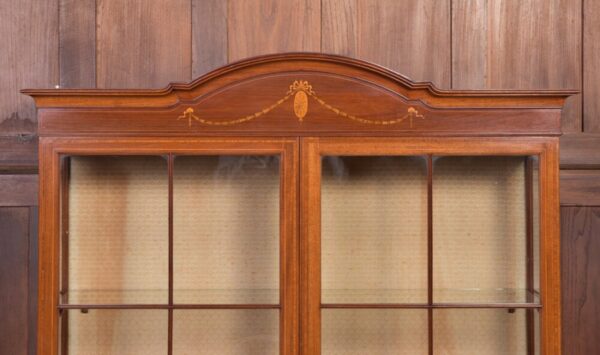 Quality Edwardian Inlaid Mahogany Display Cabinet SAI2019 Antique Furniture 5