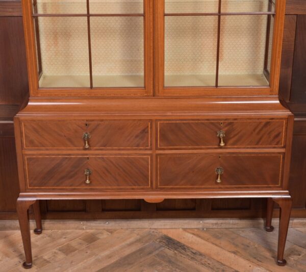 Quality Edwardian Inlaid Mahogany Display Cabinet SAI2019 Antique Furniture 7