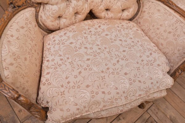 Pair Of French Carved Walnut Arm Chairs SAI2020 - Image 3