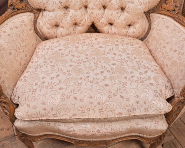 Pair Of French Carved Walnut Arm Chairs SAI2020 - Image 5