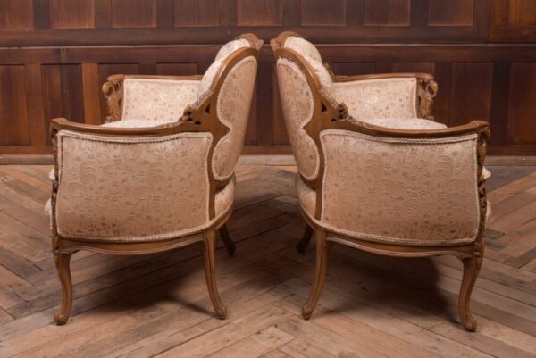 Pair Of French Carved Walnut Arm Chairs SAI2020 Antique Furniture 12