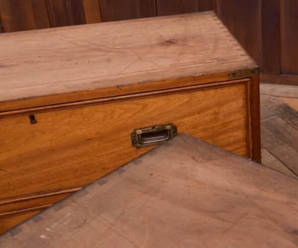 Fantastic 19th Century Camphor Wood 3 Part Campaign Chest SAI2011 - Image 6