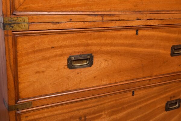 Fantastic 19th Century Camphor Wood 3 Part Campaign Chest SAI2011 - Image 7