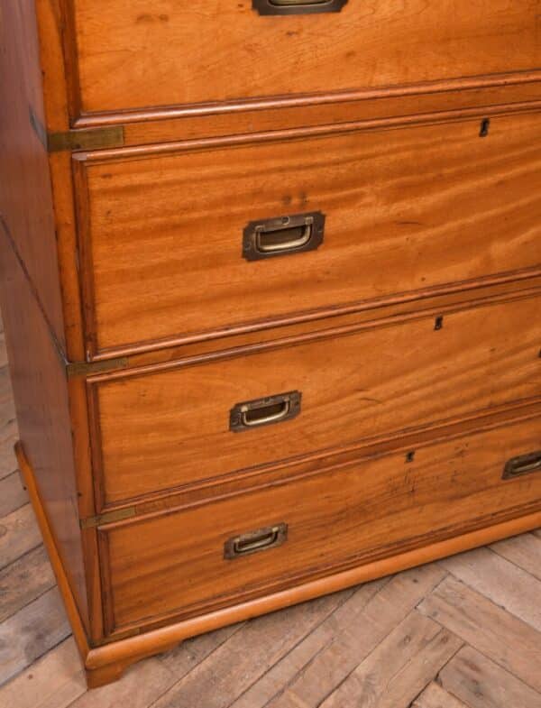 Fantastic 19th Century Camphor Wood 3 Part Campaign Chest SAI2011 - Image 8