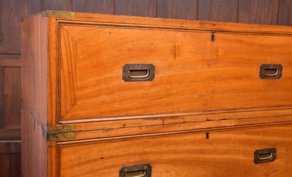 Fantastic 19th Century Camphor Wood 3 Part Campaign Chest SAI2011 - Image 9