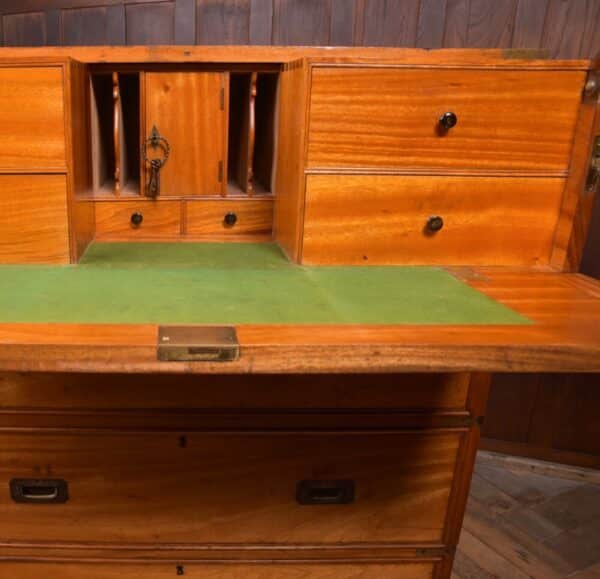 Fantastic 19th Century Camphor Wood 3 Part Campaign Chest SAI2011 - Image 12
