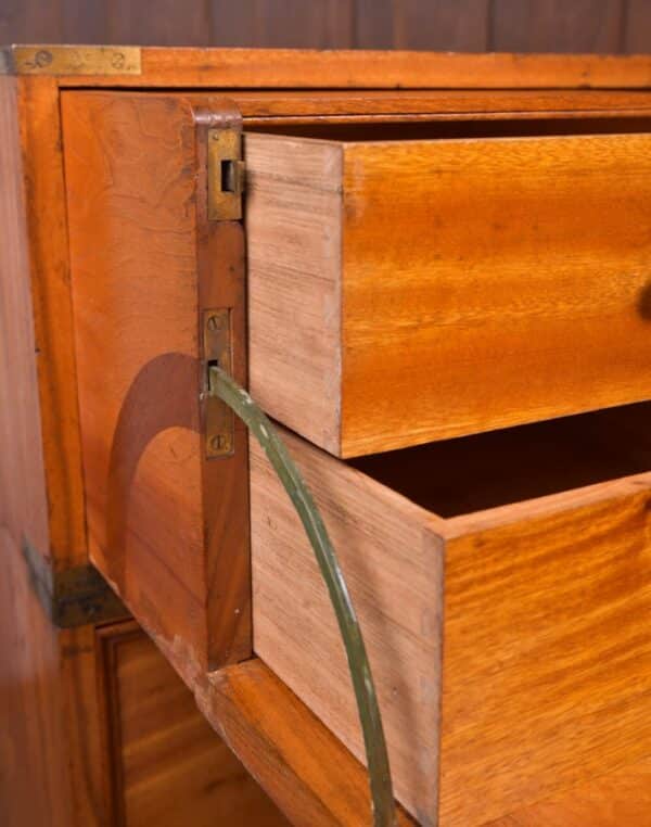 Fantastic 19th Century Camphor Wood 3 Part Campaign Chest SAI2011 - Image 19