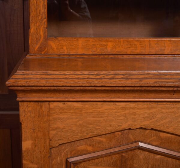 Victorian Oak Bookcase SAI2013 - Image 4