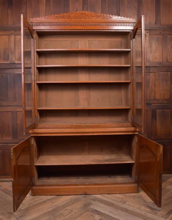 Victorian Oak Bookcase SAI2013 Antique Furniture 9