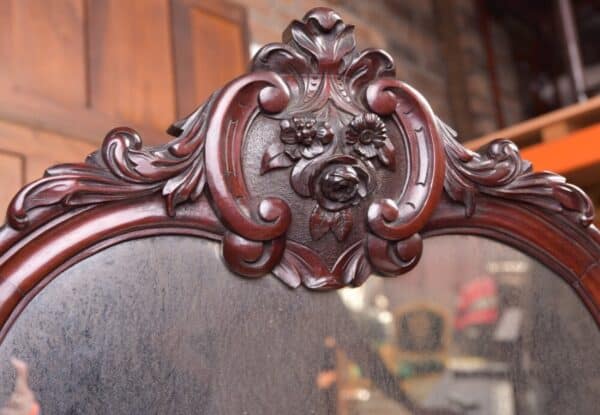 Fabulous Victorian French Mahogany Marble Top Dressing Table SAI2026 - Image 6