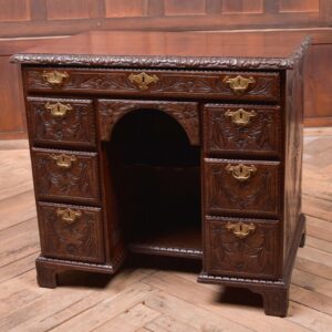 19th Century Carved Knee Hole Desk SAI1018 Antique Furniture
