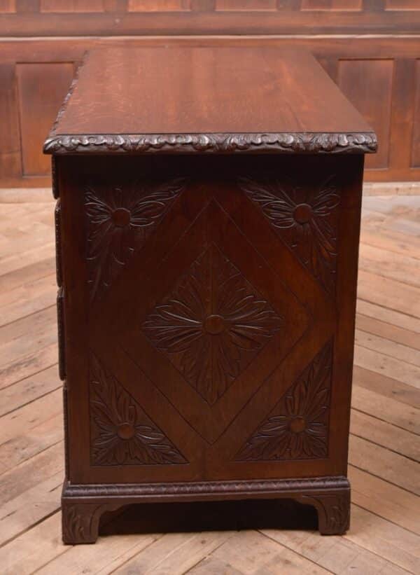 19th Century Carved Knee Hole Desk SAI1018 Antique Furniture 8