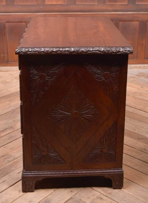 19th Century Carved Knee Hole Desk SAI1018 - Image 6