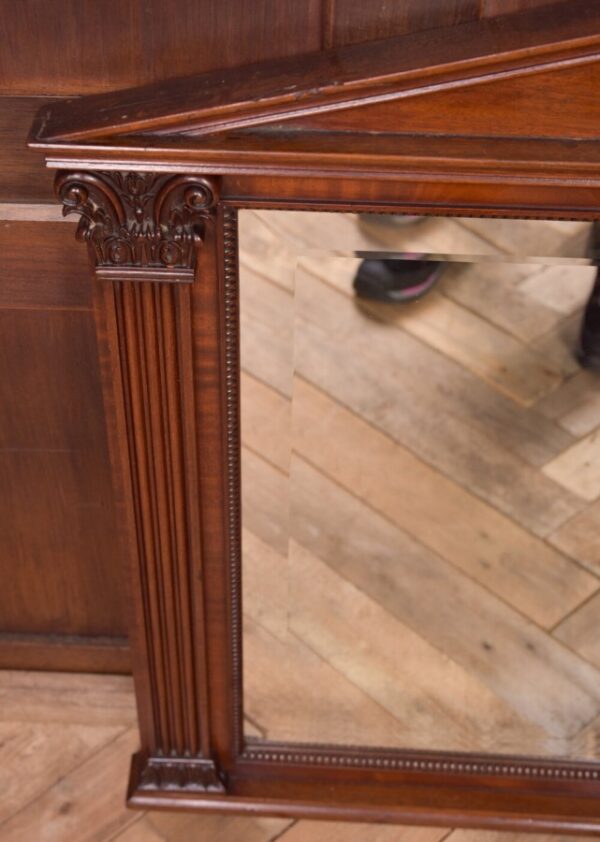 Edwardian Mahogany Over Mantle Mirror SAI2037 - Image 2