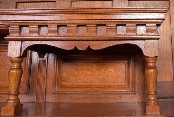 Edwardian Oak Mirror Back Sideboard SAI2041 - Image 2