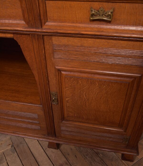 Edwardian Oak Mirror Back Sideboard SAI2041 Antique Furniture 6