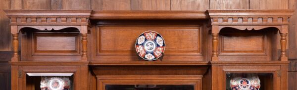 Edwardian Oak Mirror Back Sideboard SAI2041 - Image 6