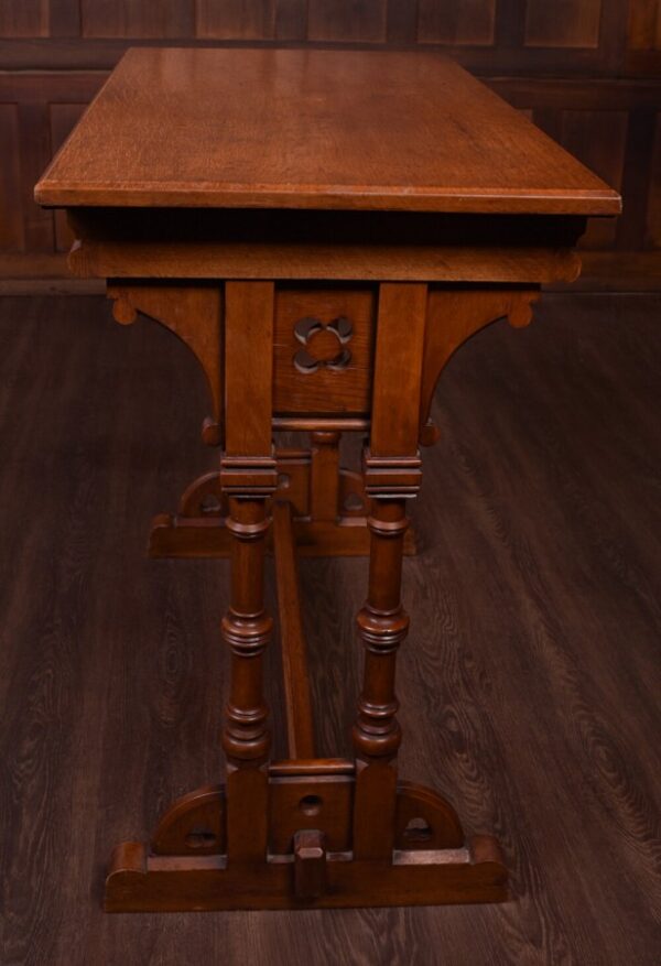Late 19th Century Oak Gothic Side Table SAI1795 Antique Furniture 9