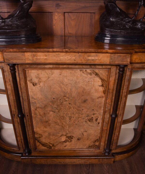 Victorian Inlaid Walnut Credenza SAI1250 Antique Furniture 4