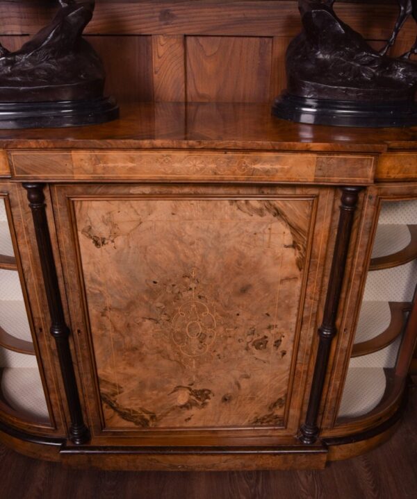 Victorian Inlaid Walnut Credenza SAI1250 - Image 2