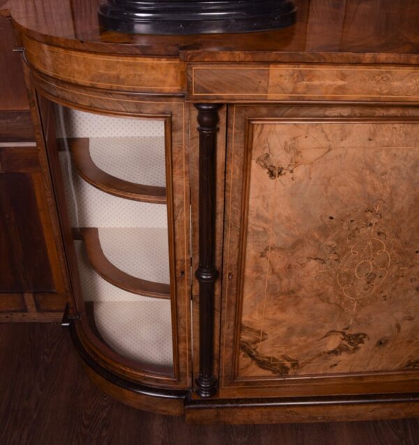 Victorian Inlaid Walnut Credenza SAI1250 Antique Furniture 5
