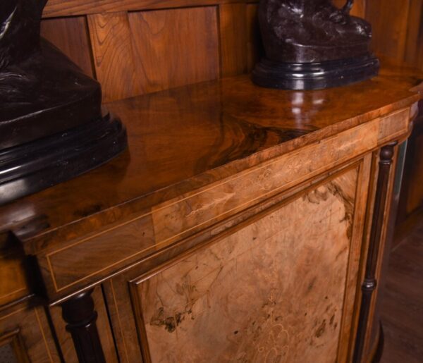Victorian Inlaid Walnut Credenza SAI1250 - Image 12