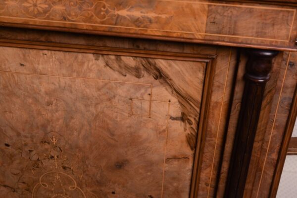 Victorian Inlaid Walnut Credenza SAI1250 Antique Furniture 12