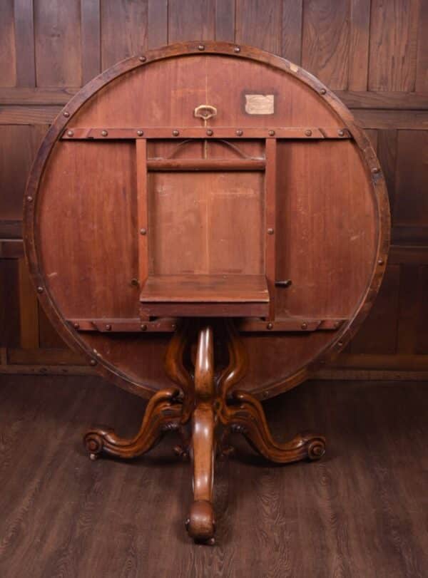 Outstanding Burr Walnut Snap Top Table SAI1817 Antique Furniture 11