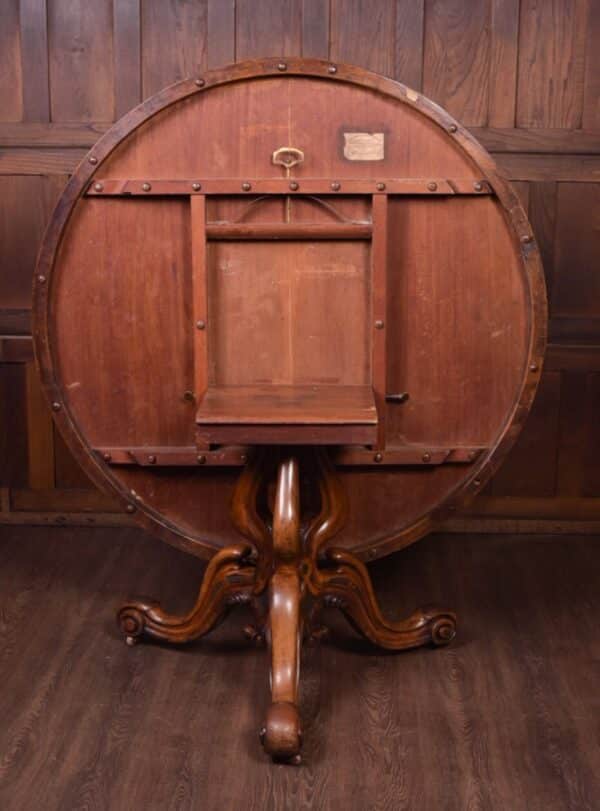 Outstanding Burr Walnut Snap Top Table SAI1817 - Image 9