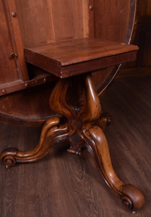 Outstanding Burr Walnut Snap Top Table SAI1817 - Image 8