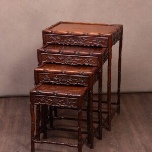 Fabulous Set Of 4 Late 19th Century Chinese Nest Of Tables SAI1653 Antique Furniture