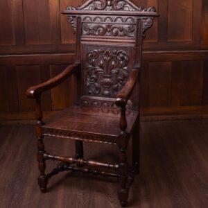 19th Century Carved Oak Arm Chair SAI1847 Antique Furniture