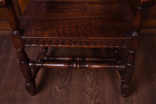 19th Century Carved Oak Arm Chair SAI1847 Antique Furniture 7