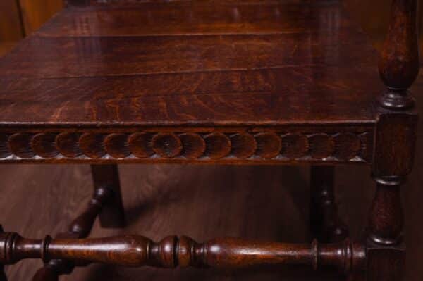 19th Century Carved Oak Arm Chair SAI1847 Antique Furniture 12