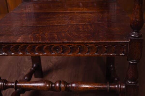 19th Century Carved Oak Arm Chair SAI1847 - Image 10