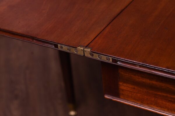 Georgian Mahogany Fold Over Tea Table SAI1850 - Image 11